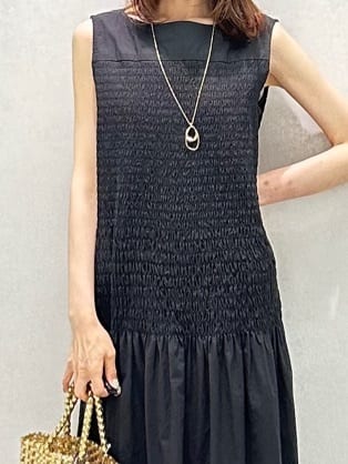 Miwaさんの「UNTITLED｜ライトダブルリングネックレス」を使ったコーディネート