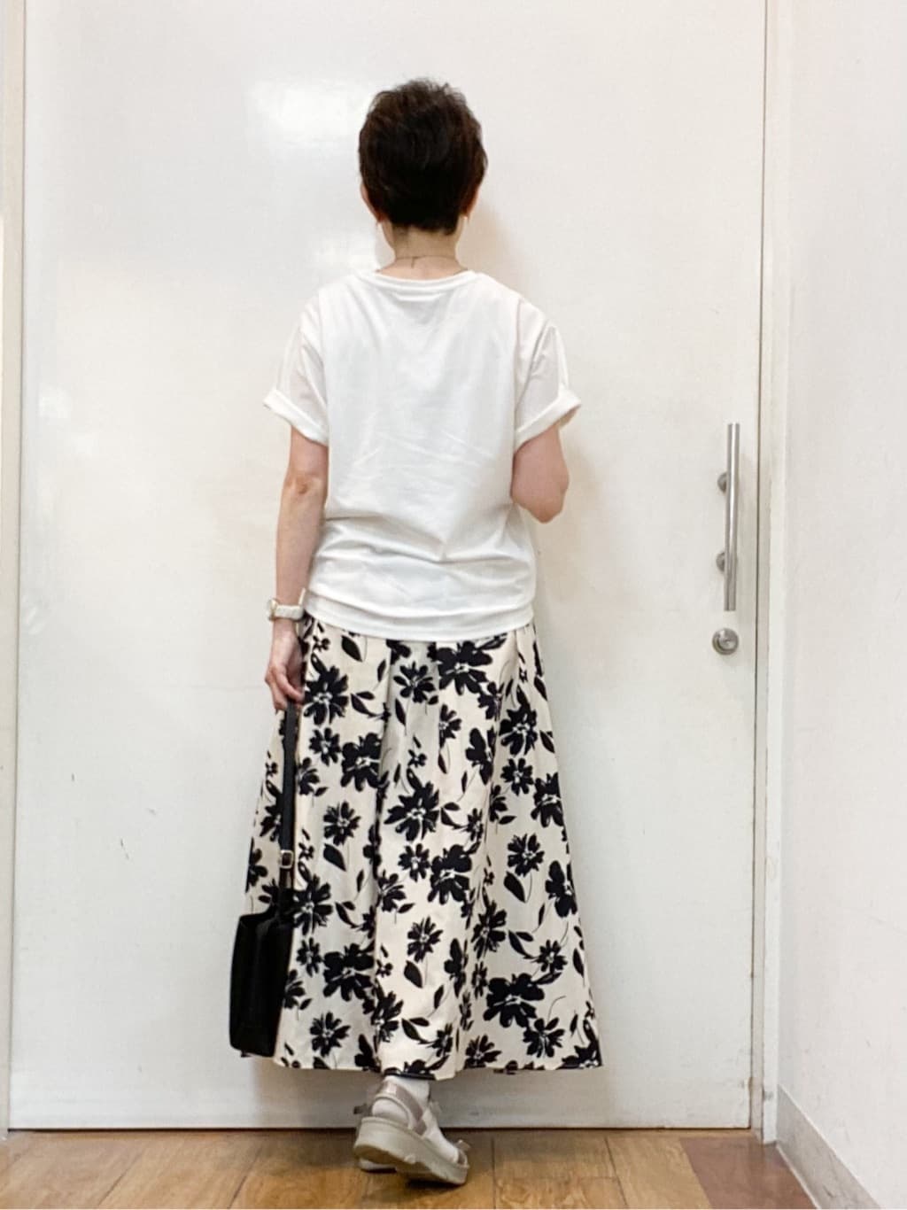 みぃさんの「SHOO･LA･RUE｜【S-LL/ひんやり/UV】選べる6柄でそれぞれ欲しくなる プリントTシャツ」を使ったコーディネート