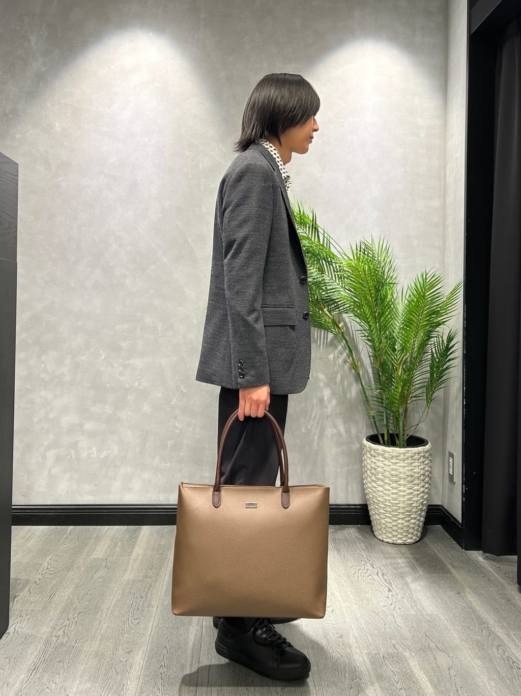 ruiさんの「TAKEO KIKUCHI｜ボーラーハット柄 長袖シャツ」を使ったコーディネート