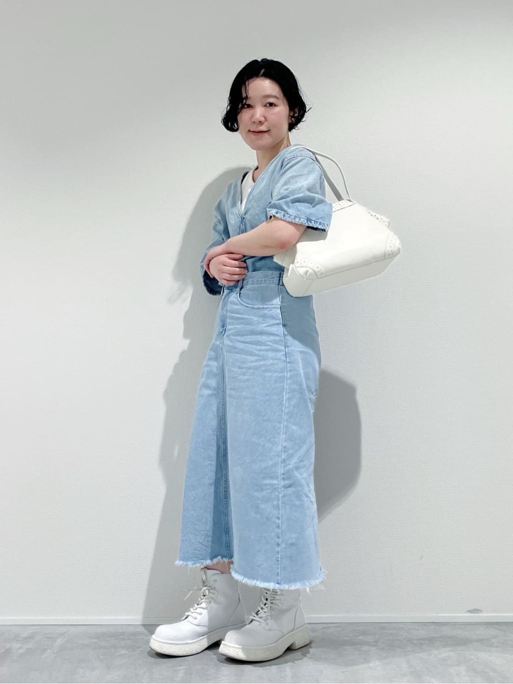 Cさんの「HIROKO HAYASHI｜VELENO（ヴェレーノ）ミニボストンバッグ」を使ったコーディネート
