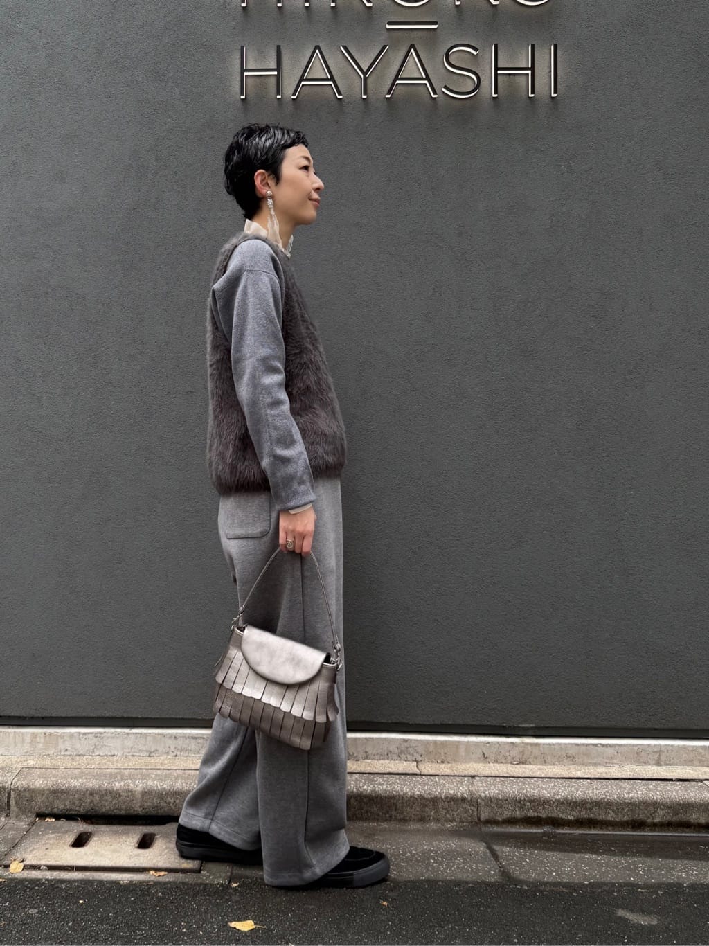 Kさんの「HIROKO HAYASHI｜FRANGIA（フランジャ）ショルダーバッグ」を使ったコーディネート