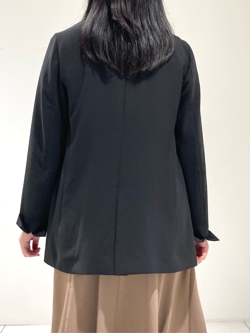 momokoさんの「INDIVI｜【軽く羽織れる！】ダブルジャケット」を使ったコーディネート