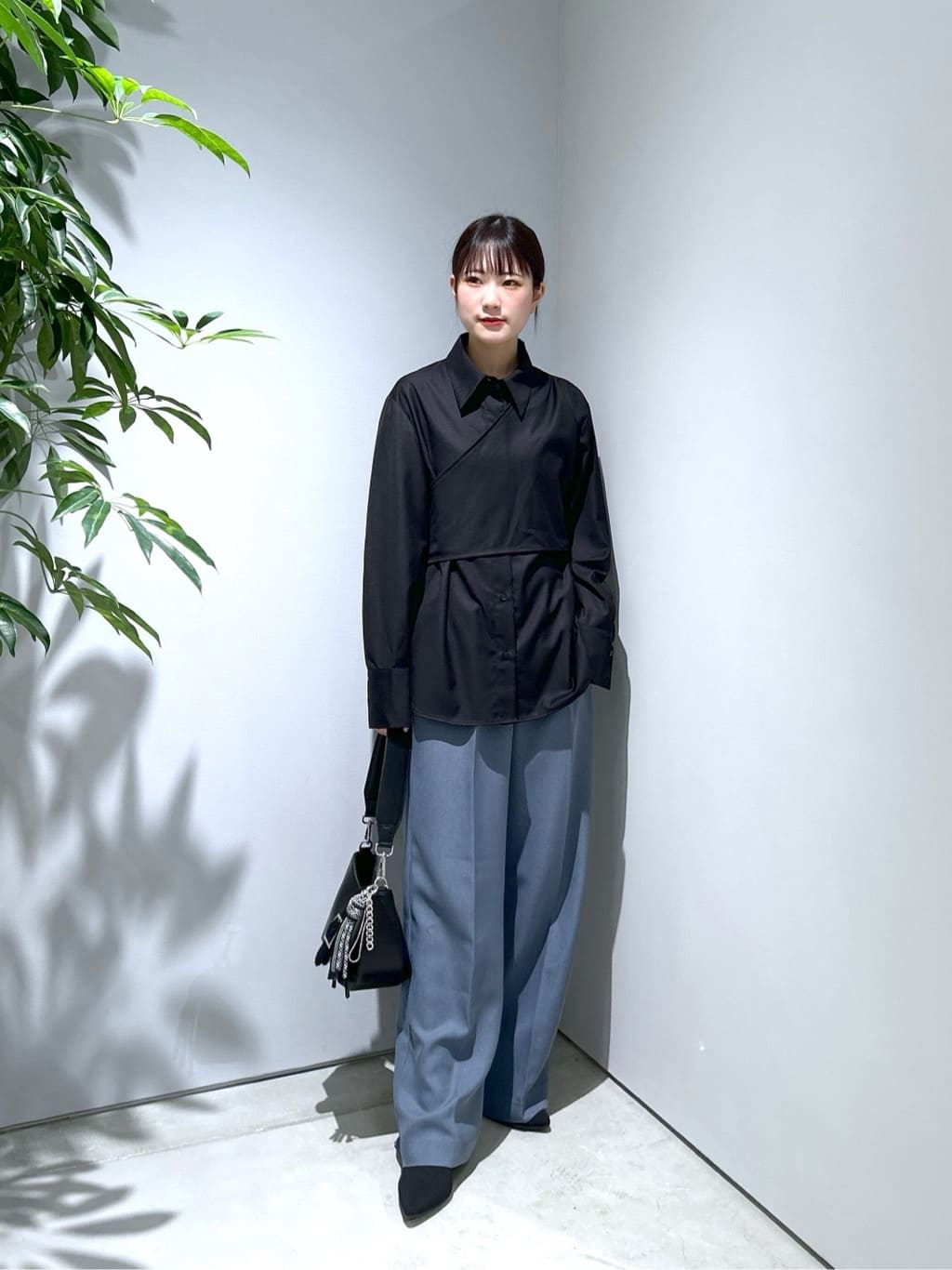 Renoさんの「INDIVI｜【セットアップ対応】ウーステッドライクスラックス」を使ったコーディネート
