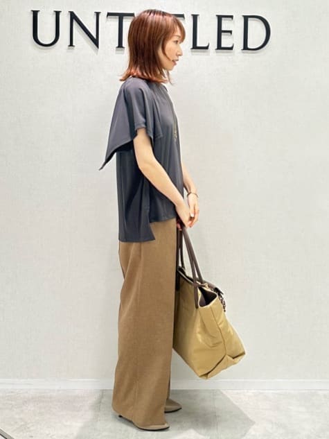 Miwaさんの「UNTITLED｜【きれいめ／接触冷感／日本製】ハンカチスリーブプルオーバー」を使ったコーディネート