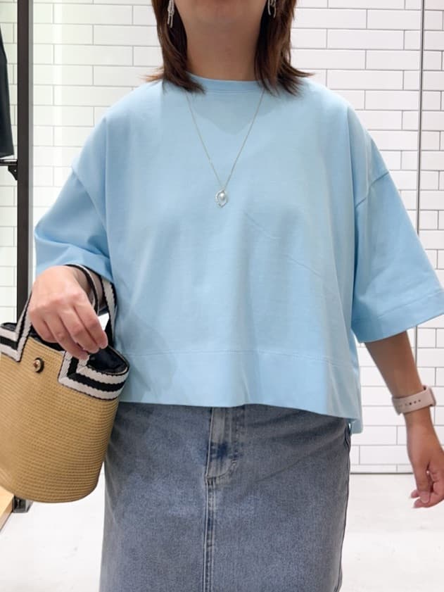 chicchi♪さんの「OPAQUE.CLIP｜◆《5色展開》ワイドシルエットTシャツ【洗濯機洗い可】」を使ったコーディネート