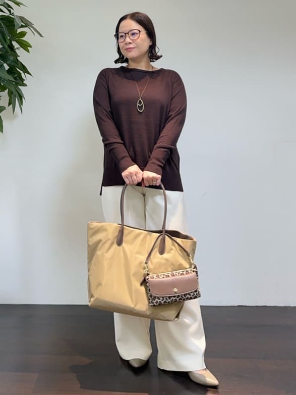 Asamiさんの「UNTITLED｜【セットアップ可】ウールライク ダブルブレストジャケット」を使ったコーディネート