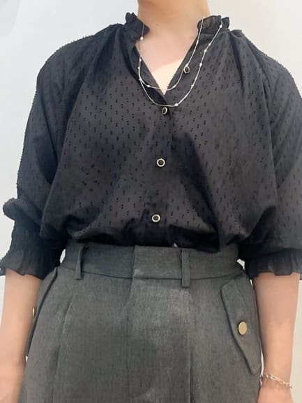 YOさんの「grove｜【洗える】着回し優秀！フラップポケットワイドパンツ」を使ったコーディネート