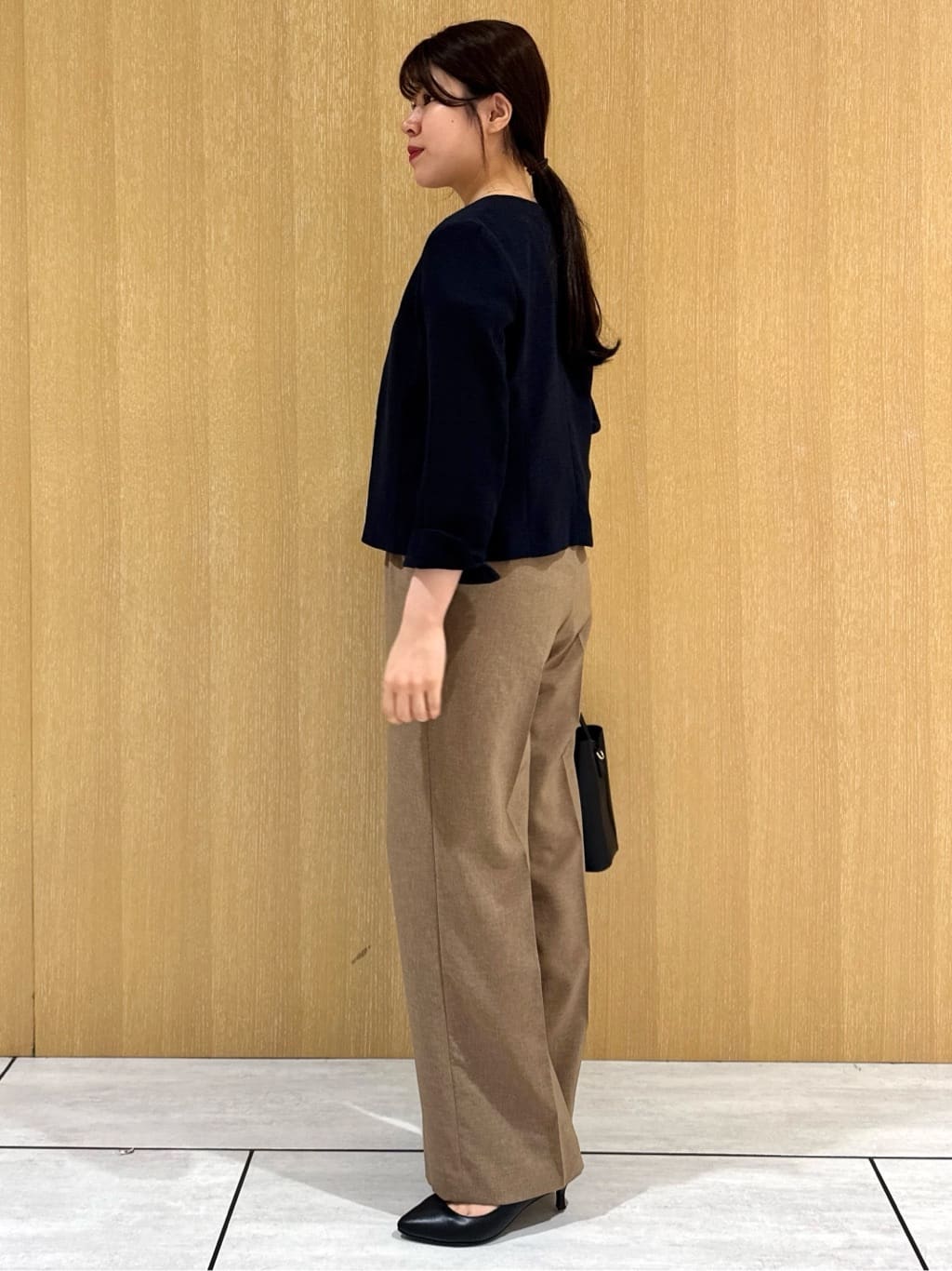 nanaさんの「UNTITLED｜【短丈/日本製】カラミ風メッシュ ノーカラージャケット」を使ったコーディネート