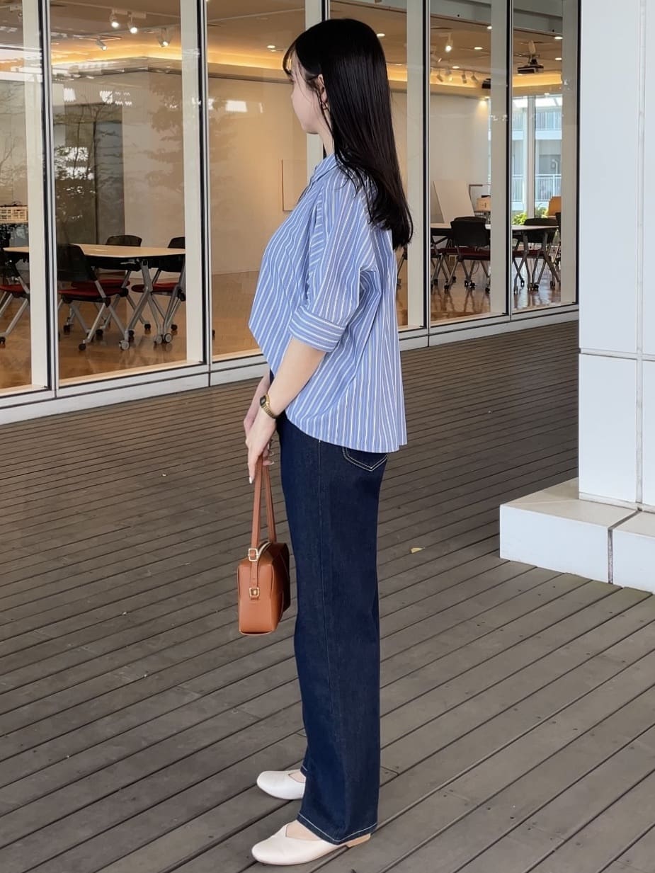 NATSUMIさんの「grove｜【Lee&times;grove別注】WIDE DENIM PANTS」を使ったコーディネート