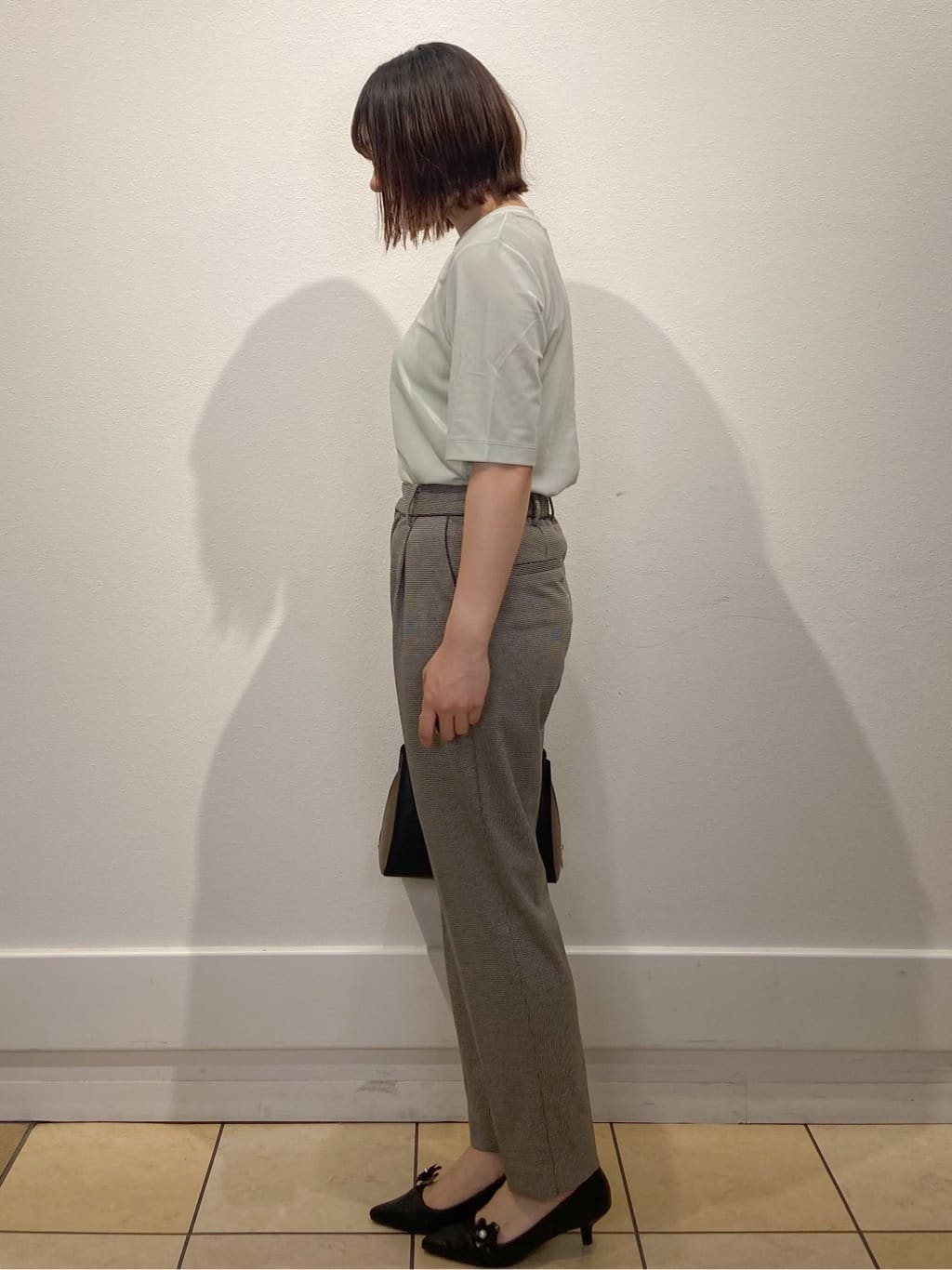 kimiさんの「index｜《andGIRL掲載》ベロアボクシーTシャツ【洗濯機洗い可】」を使ったコーディネート