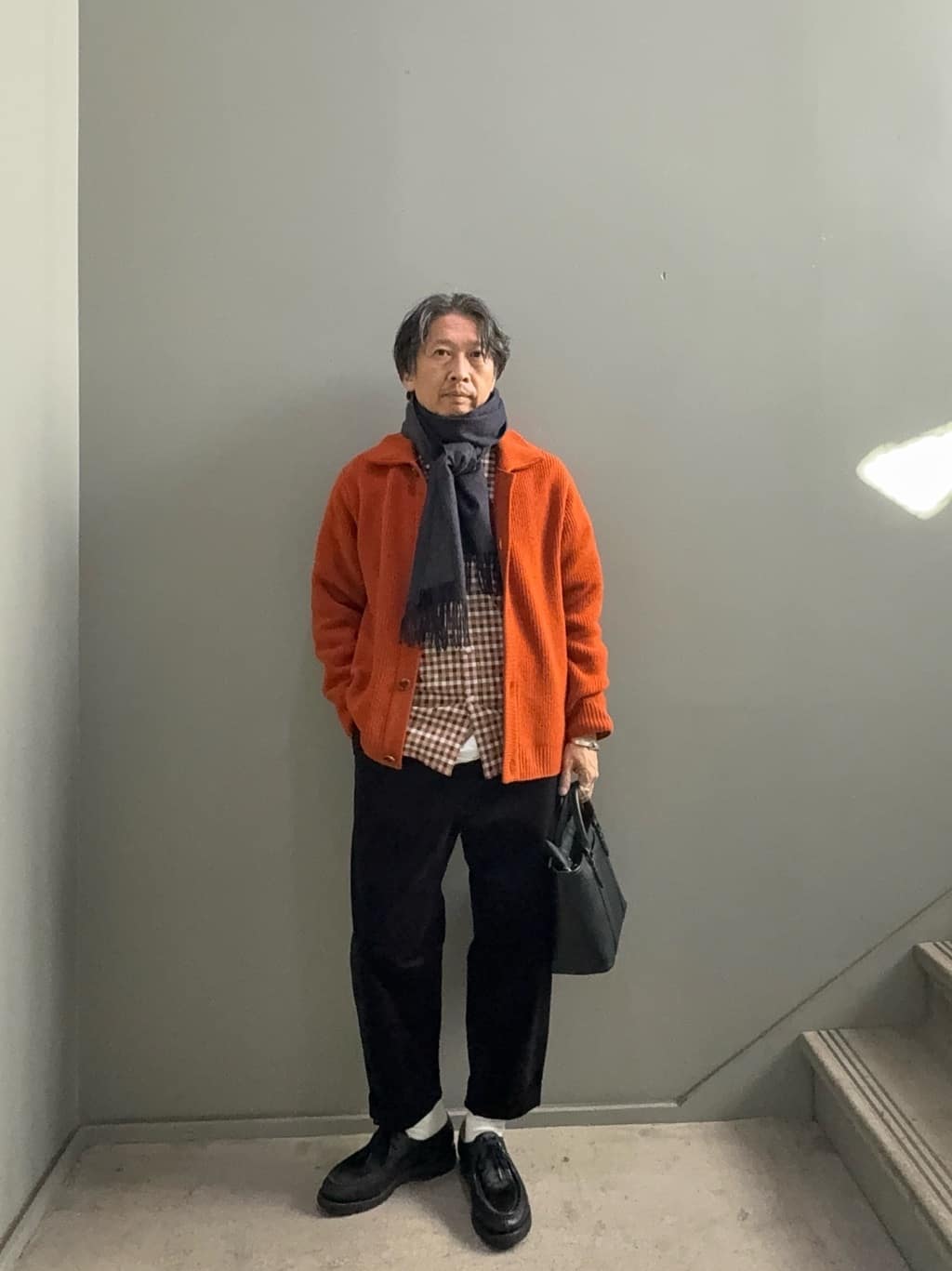 デザイナーTAKEman さんの「TAKEO KIKUCHI｜マルチギンガムチェック シャツ」を使ったコーディネート