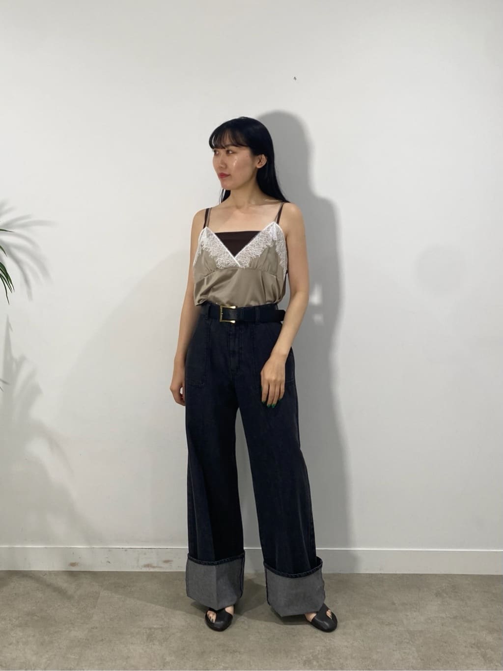 rinaさんの「INDIVI｜キャミセットカットソー」を使ったコーディネート