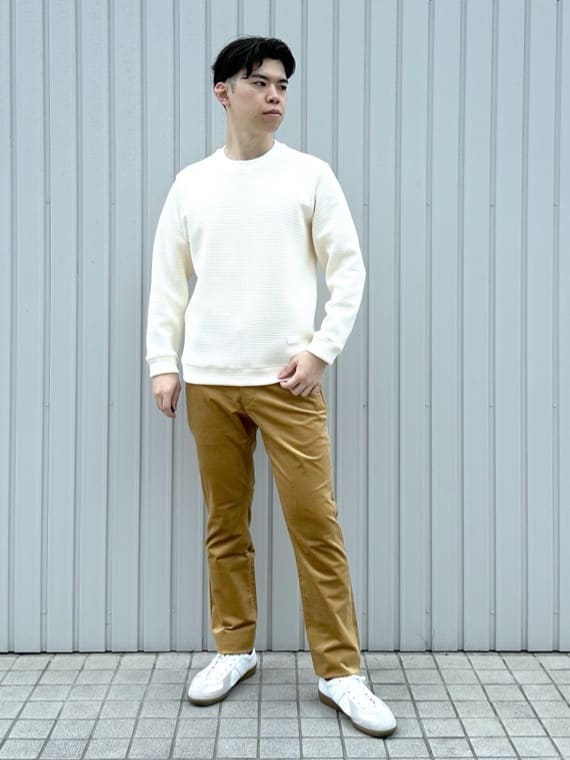 イッシーさんの「TAKEO KIKUCHI｜ニットライク プルオーバー」を使ったコーディネート