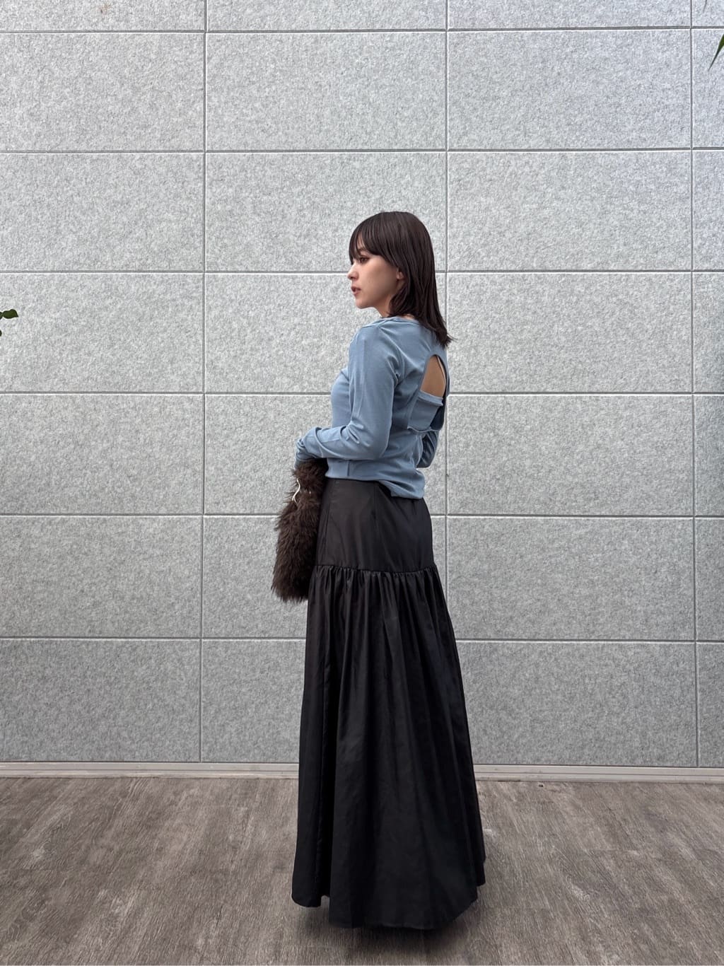 erikaさんの「INDIVI｜カットアウトカットソー」を使ったコーディネート