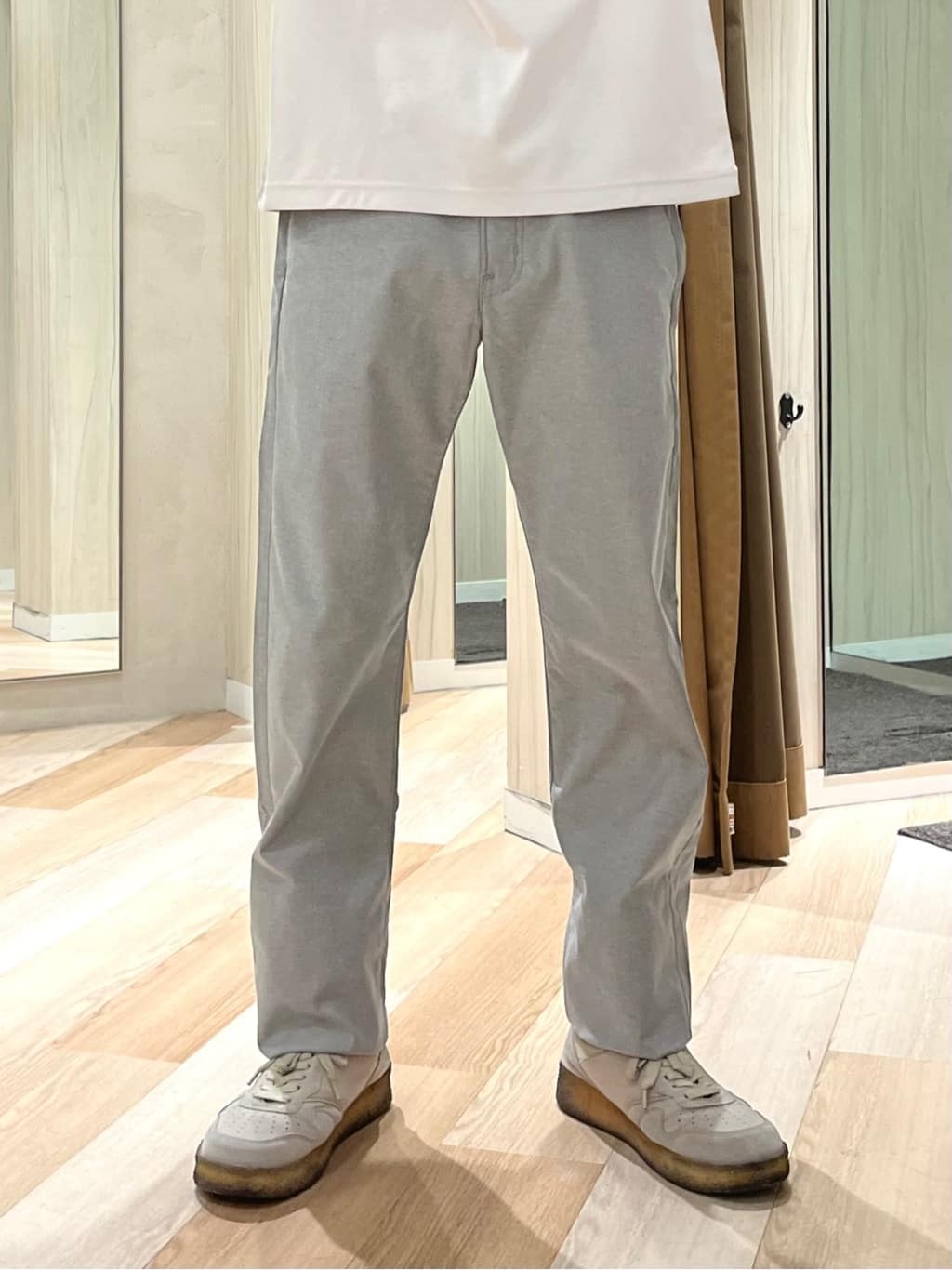 URAさんの「TAKEO KIKUCHI｜【COOL CITY WEAR】エアートール オープンカラーシャツ /接触冷感・通気性」を使ったコーディネート