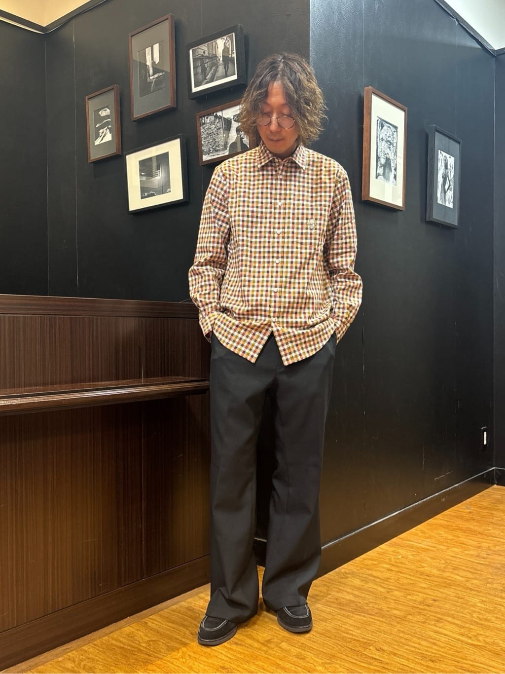 おーのさんの「TAKEO KIKUCHI｜カシミヤブレンド ビーバー調ステンカラーコート」を使ったコーディネート