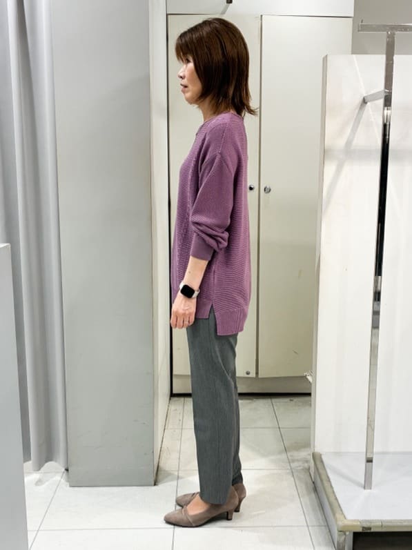 たみちゃんさんの「Reflect｜【パンツ合わせにぴったり◎】ゆったりオフボディニット」を使ったコーディネート