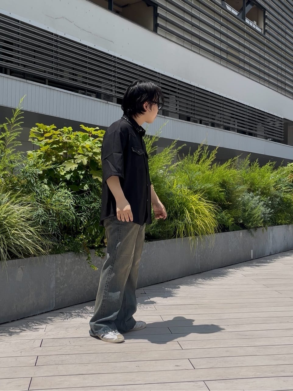 taigaさんの「tk.TAKEO KIKUCHI｜ウェスタンスタッズシャツ」を使ったコーディネート