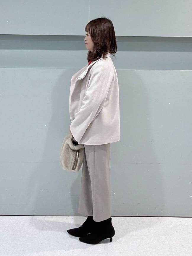makiさんの「UNTITLED｜【着回しが効く／オンオフアウター】ウールショートコート」を使ったコーディネート