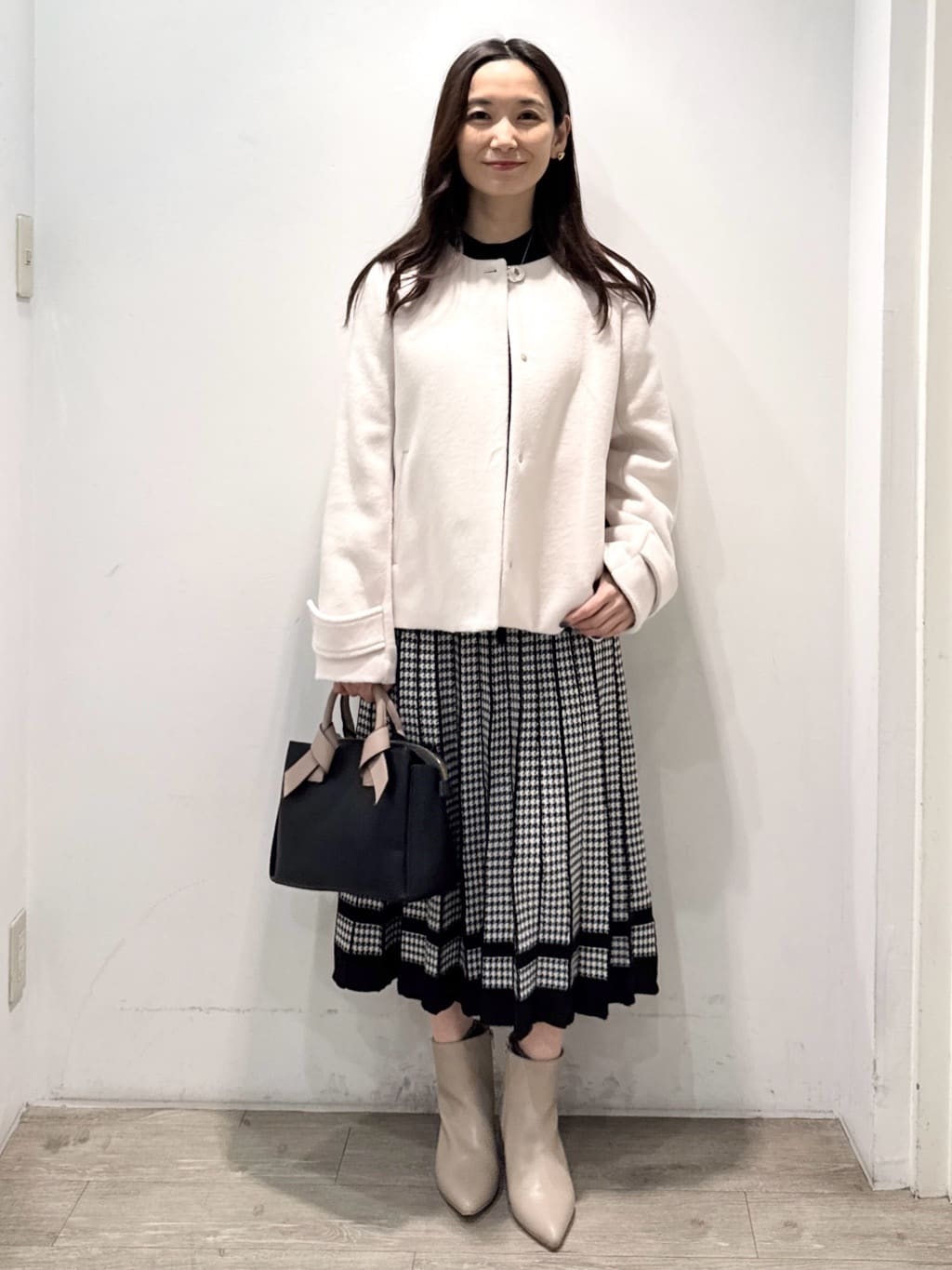 yuicciさんの「OPAQUE.CLIP｜メタル&times;フェイクパール Y字ラリエットネックレス」を使ったコーディネート