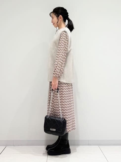 kayoさんの「INDIVI｜ミンク調フェイクファージレ」を使ったコーディネート