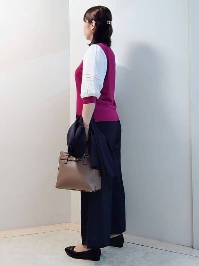エリさんの「Reflect｜【透けない】フルレングスワイドストレートパンツ」を使ったコーディネート