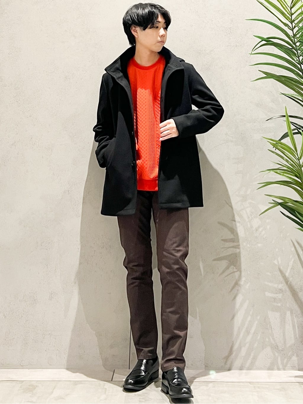 SHI-MAさんの「THE SHOP TK｜【無地に飽きた方へ】ふくれジャカードスウェット　洗濯機OK/6色展開/ユニセックスでおすすめ！」を使ったコーディネート