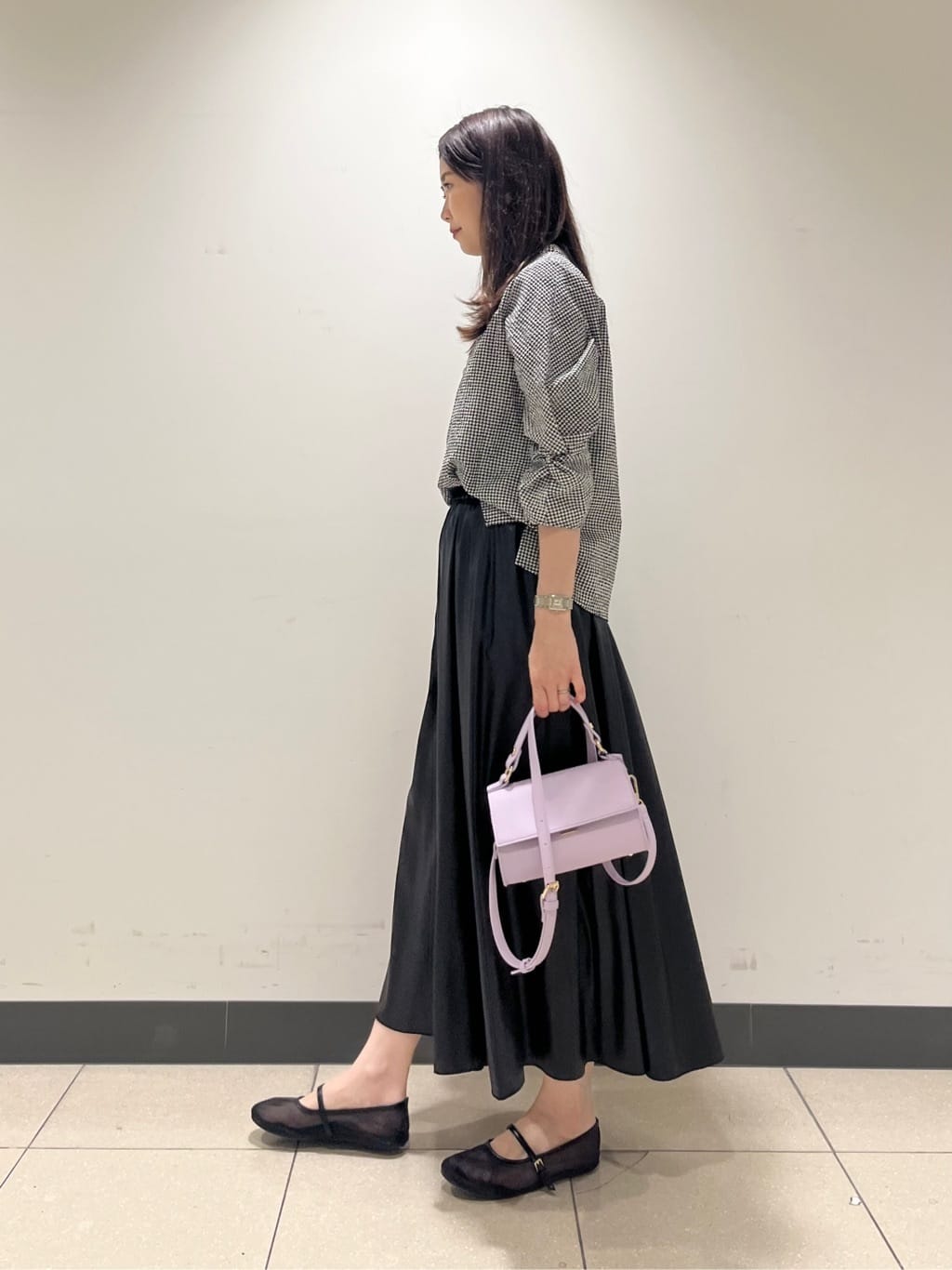shokoさんの「INDIVI｜【UVケア／吸汗速乾】スリーブデザインブラウス」を使ったコーディネート