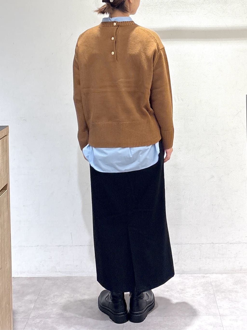 たけねぇさんの「OPAQUE.CLIP｜ポケット刺繍レギュラーカラーシャツ【洗濯機OK】」を使ったコーディネート