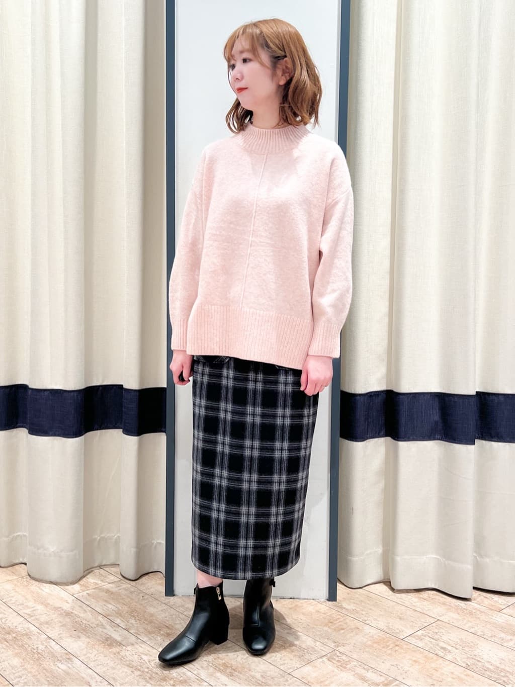 SAYAKAさんの「grove｜フェイクムートンボアジャケット」を使ったコーディネート