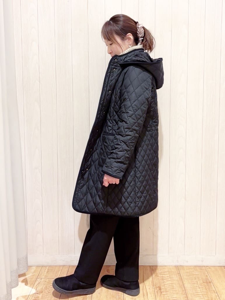 あいこさんの「SHOO･LA･RUE｜【洗濯機可/S-LL/体型カバー】女性らしい美シルエット チュニックニットワンピース」を使ったコーディネート