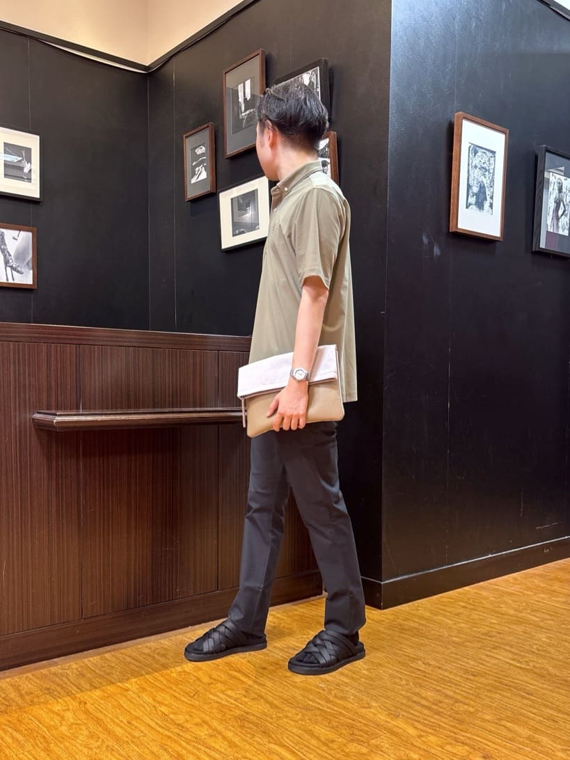 KEIさんの「TAKEO KIKUCHI｜【COOL CITY WEAR】エアートール ポロシャツ /接触冷感・通気性」を使ったコーディネート