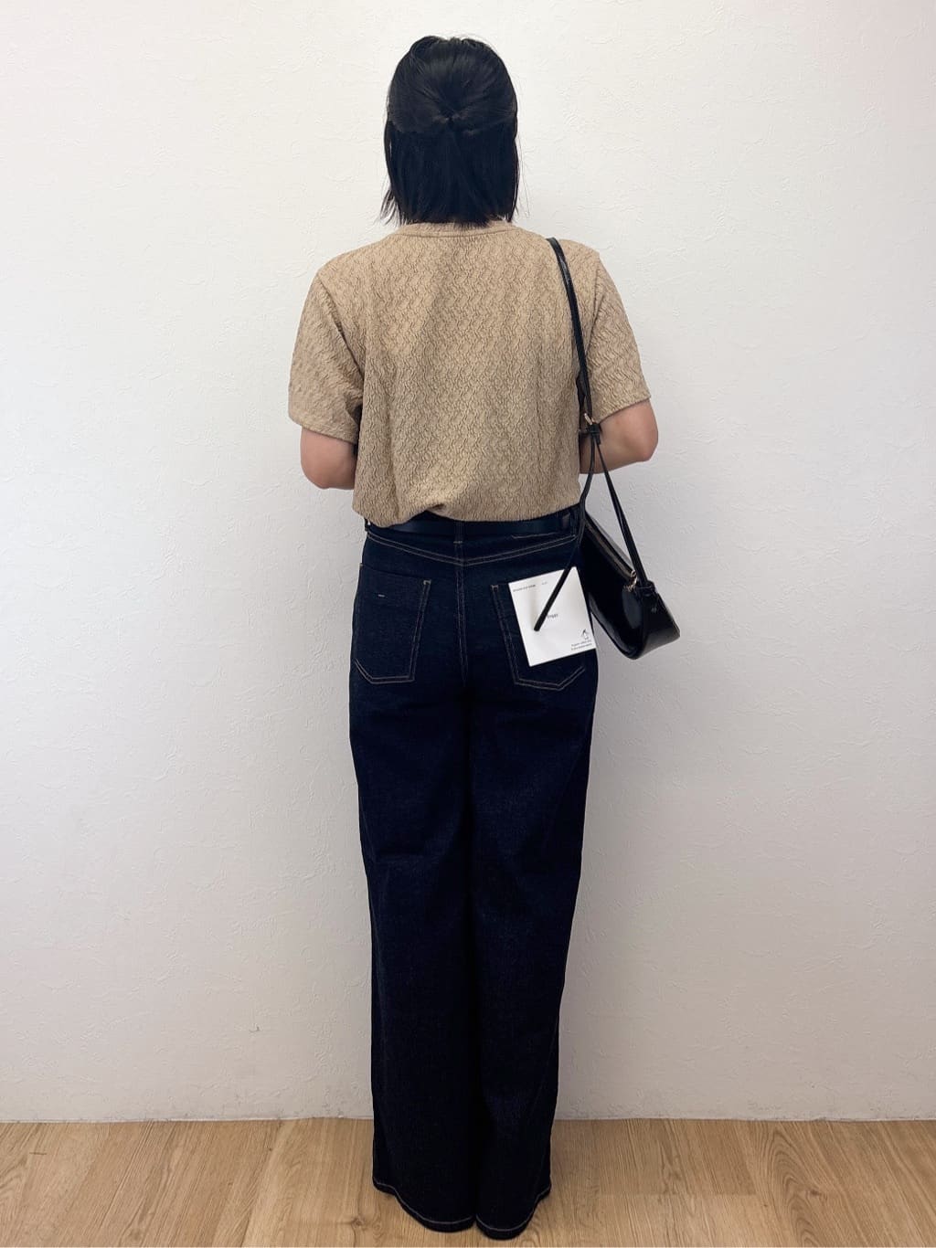 Takeさんの「OPAQUE.CLIP｜ふくれジャカードトップス【洗濯機洗い可】」を使ったコーディネート