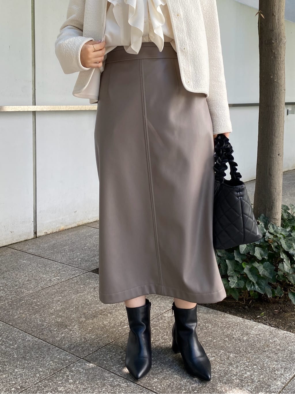 みさかさんの「index｜ストレッチノーカラーブルゾン【洗濯機OK】」を使ったコーディネート