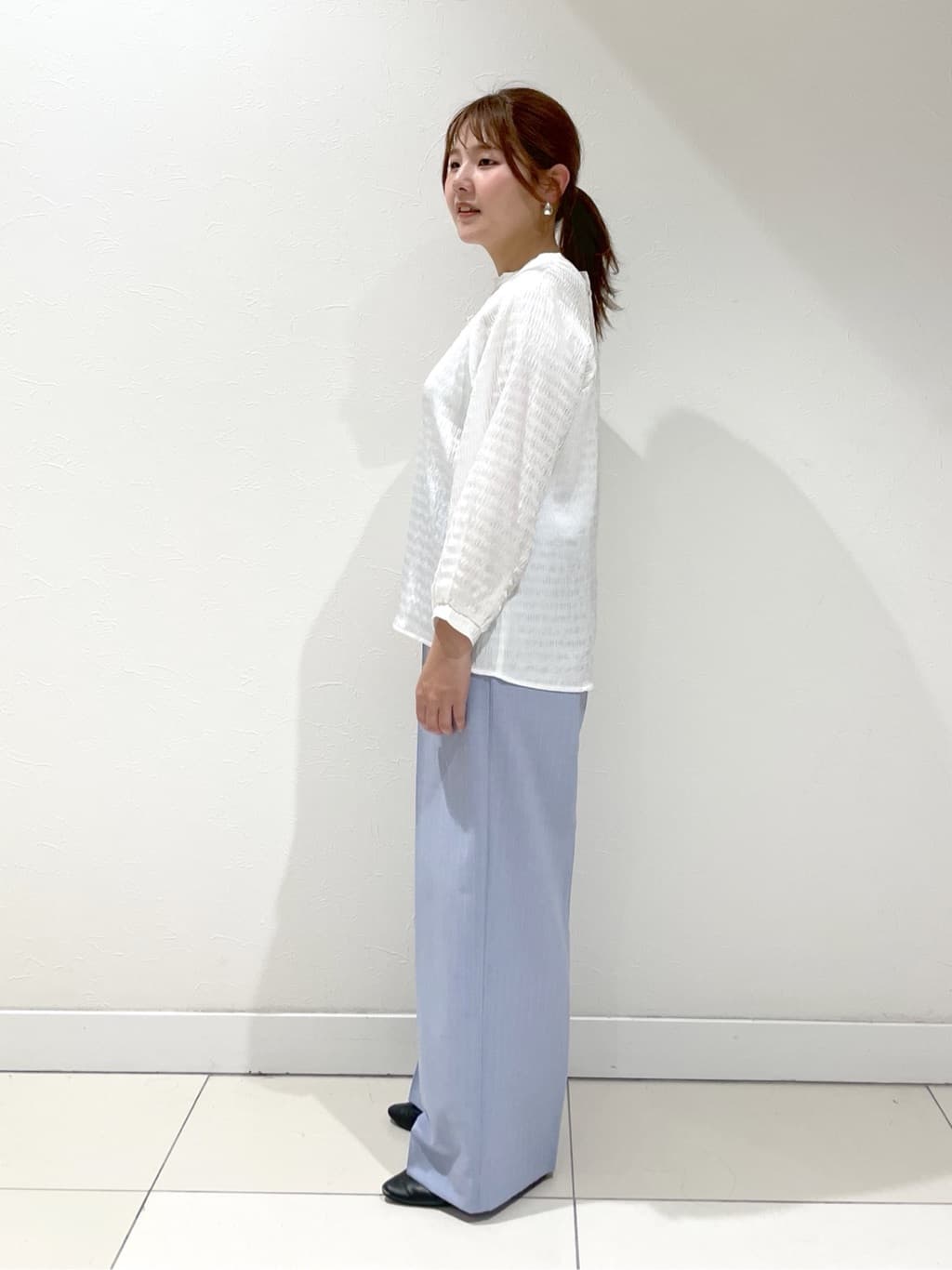 YUUKIさんの「INDIVI｜◆【洗える／2WAY】リネンライクサロペット」を使ったコーディネート