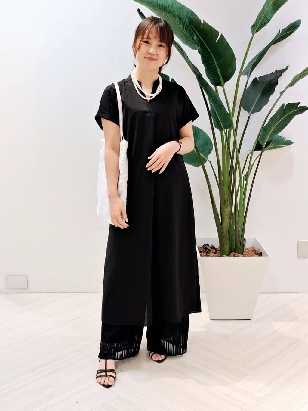YuKaRiさんの「UNTITLED｜【洗える／セットアップ可能】ラッセルワイドパンツ」を使ったコーディネート