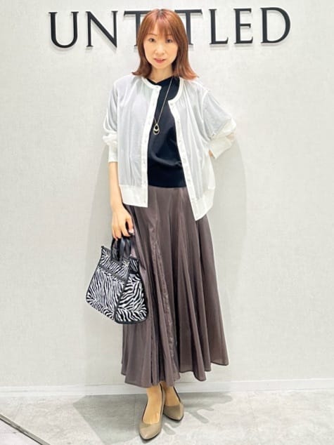 Miwaさんの「UNTITLED｜【追加】ライトダブルリングネックレス」を使ったコーディネート