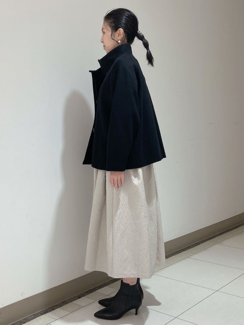 環さんの「UNTITLED｜【着回しが効く／オンオフアウター】ウールショートコート」を使ったコーディネート
