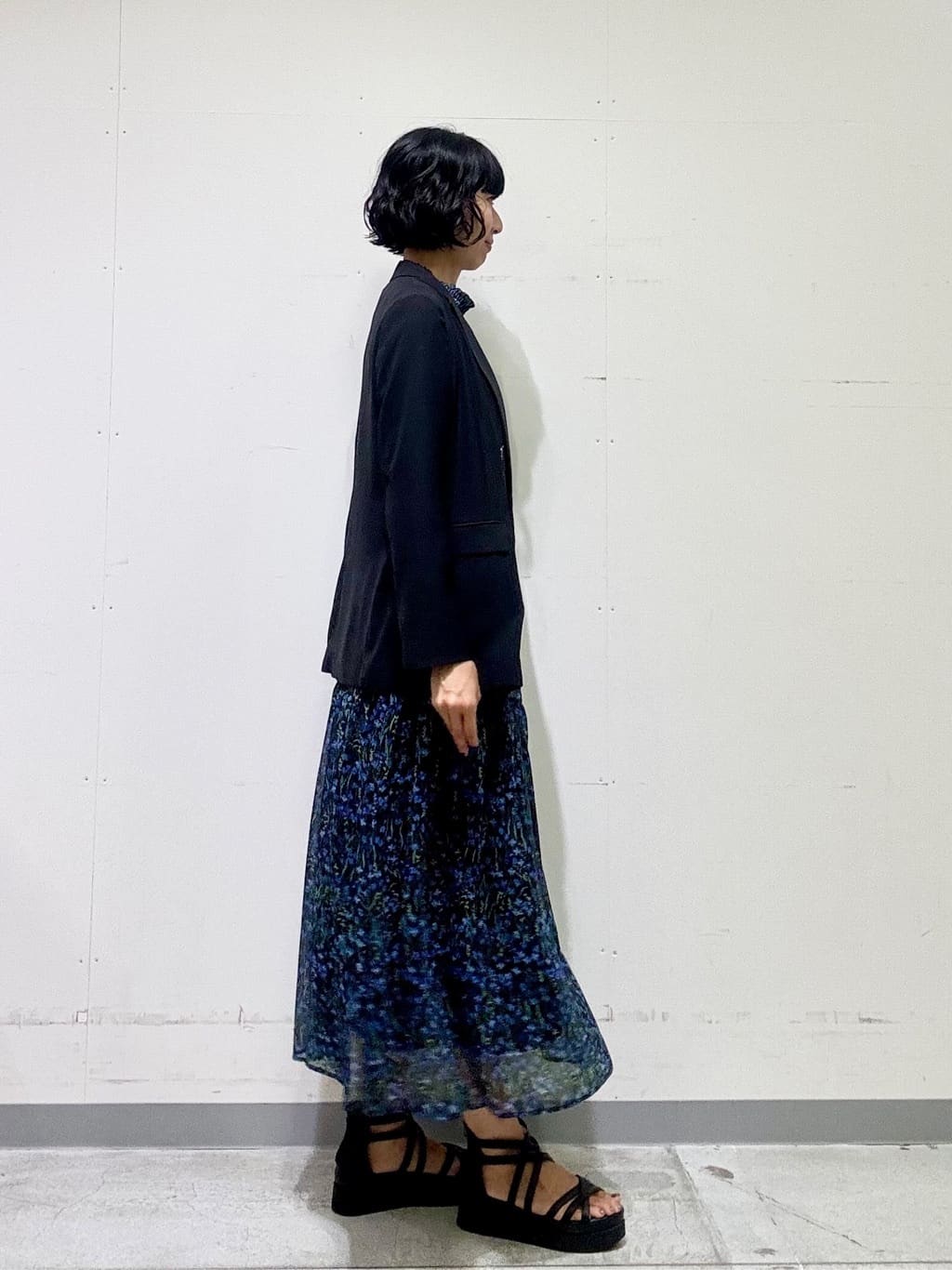 naoさんの「INDIVI｜【軽く羽織れる！】ダブルジャケット」を使ったコーディネート