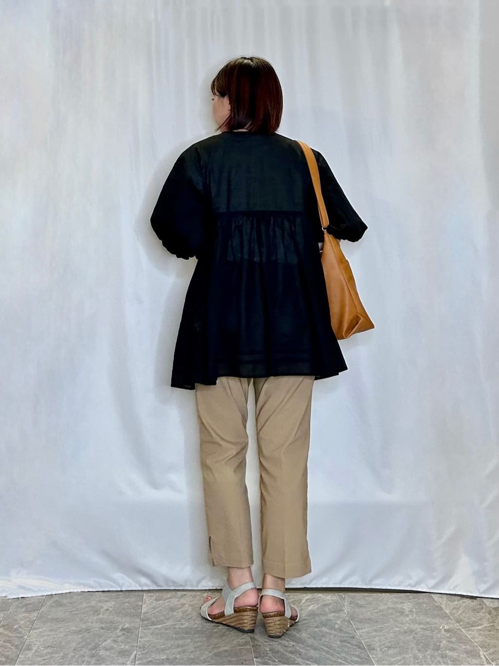 ネリさんの「SHOO･LA･RUE｜【S-LL/ひんやり/UV】選べる6柄でそれぞれ欲しくなる プリントTシャツ」を使ったコーディネート