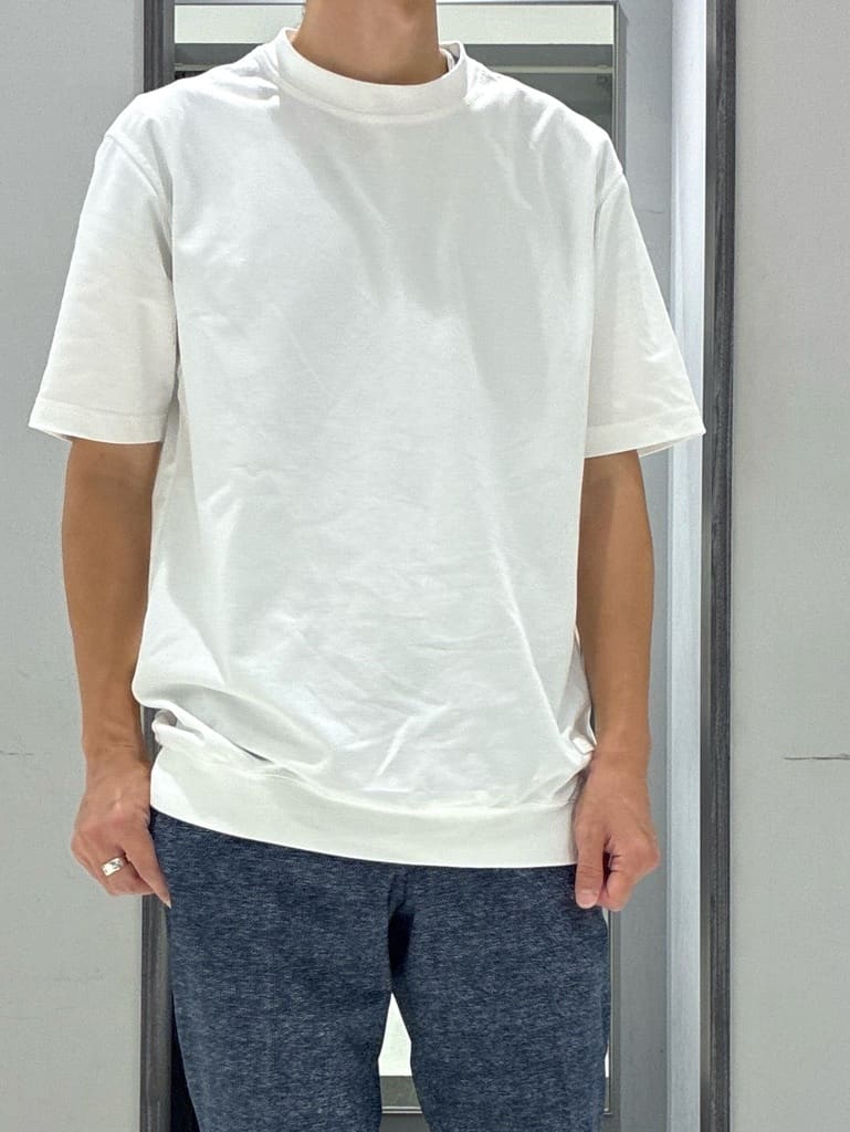 わいずみさんの「TAKEO KIKUCHI｜【COOL CITY WEAR】DotAir（R）サッカー シャツ」を使ったコーディネート