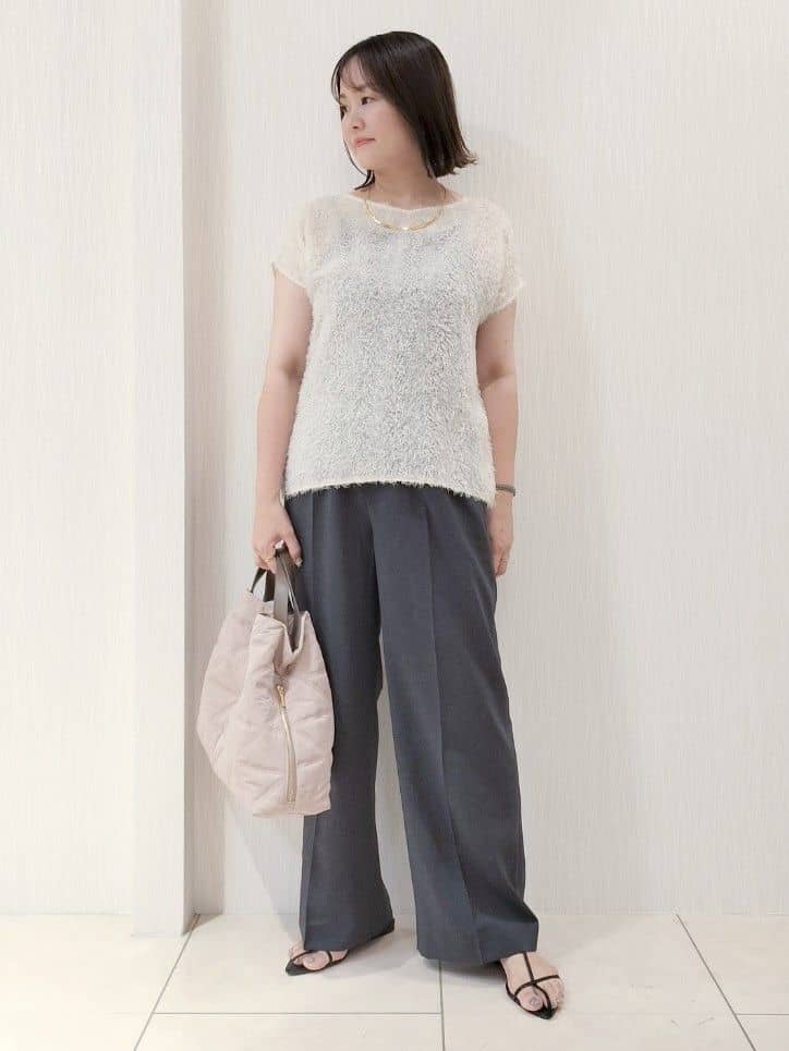 naokoさんの「UNTITLED｜【UV/はっ水/セットアップ可】リラククールパンツ」を使ったコーディネート