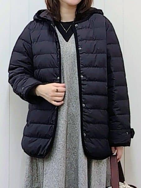 itoさんの「Dessin｜【撥水・2WAY】ミュラーダウンコートミドル丈」を使ったコーディネート