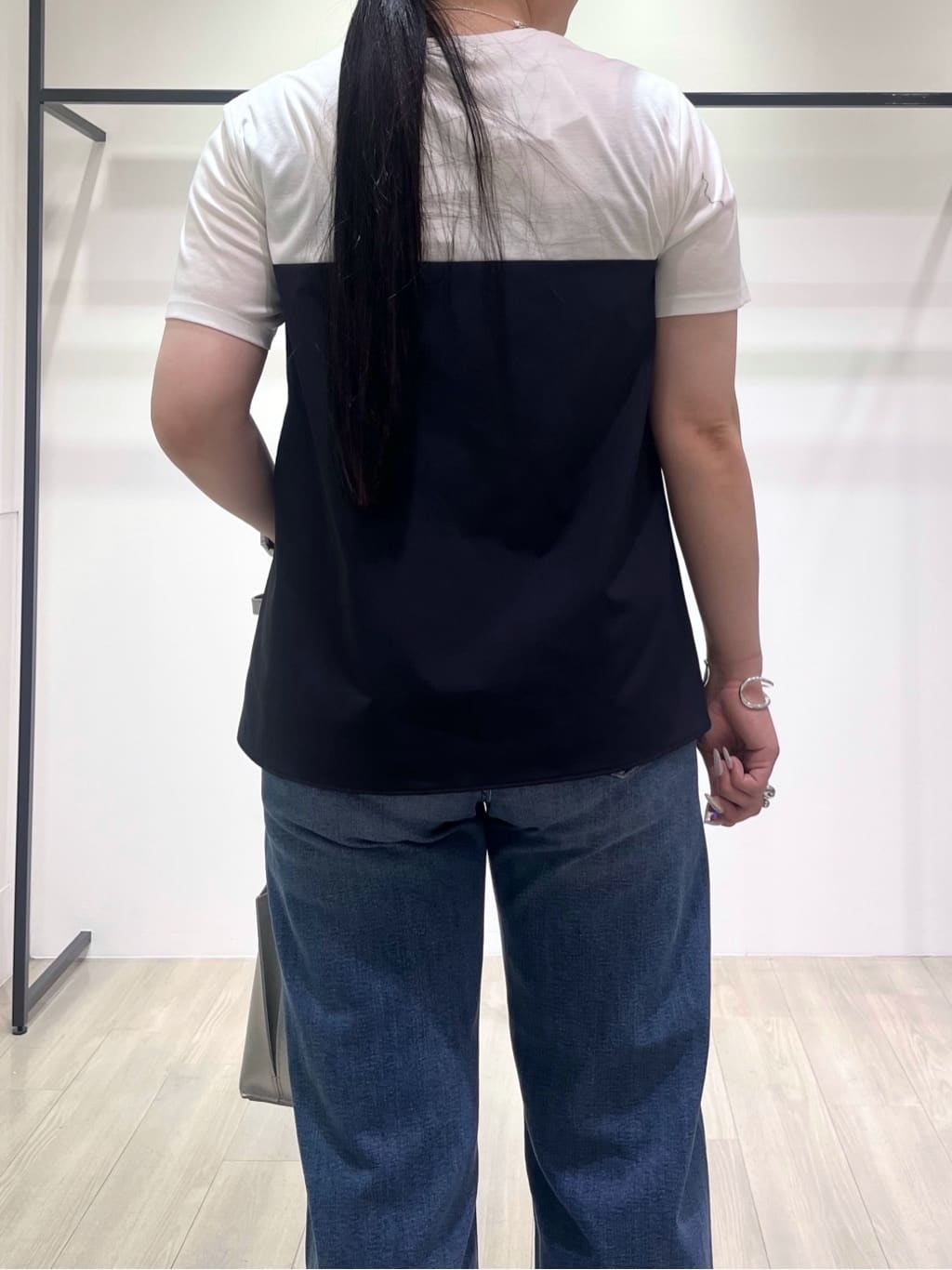 hasuさんの「INDIVI｜【洗える】ビスチェレイヤード風トップス」を使ったコーディネート