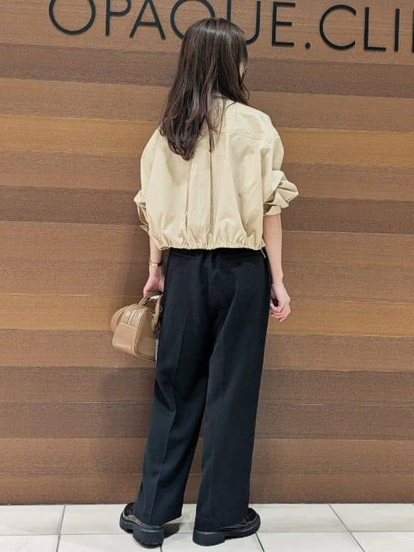 machiさんの「OPAQUE.CLIP｜ドロストヘムショートシャツ【洗濯機OK】」を使ったコーディネート