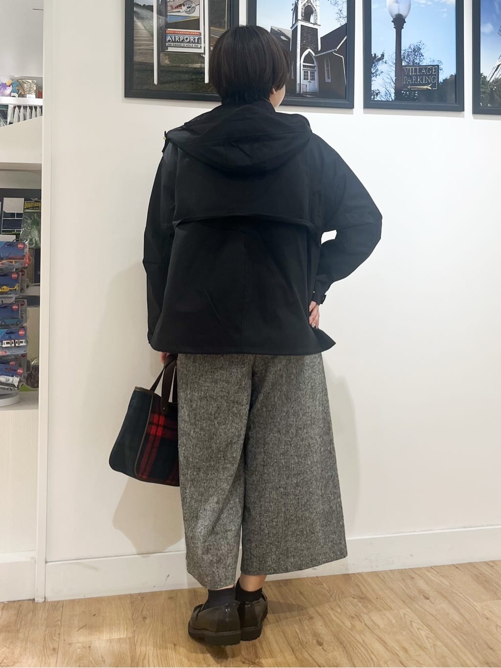 Asukaさんの「Dessin｜【洗える】フロッキーロゴ入り襟付きニット」を使ったコーディネート