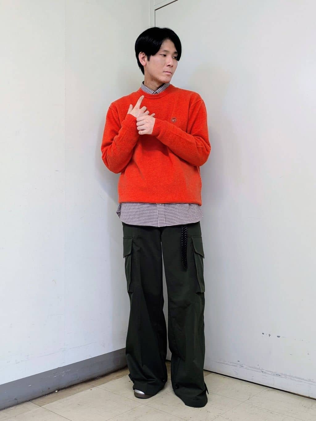 ryoさんの「TAKEO KIKUCHI｜【JUST ONE LAYER】ダウンファブリック ジップアップ リブ ブルゾン」を使ったコーディネート