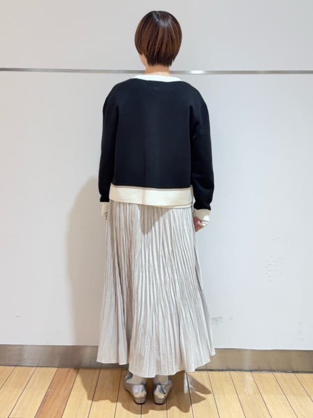 あやさんの「UNTITLED｜【アンサンブル可/洗える】ウールミラノリブニット」を使ったコーディネート