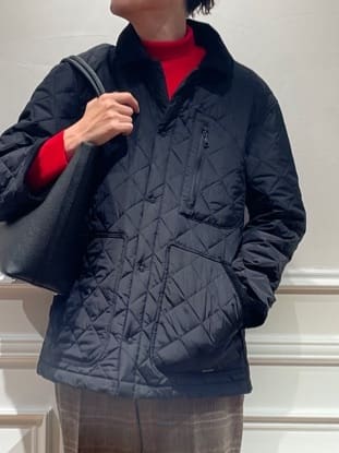 橋本さんの「DRESSTERIOR｜◆キルティング ハンティングジャケット」を使ったコーディネート