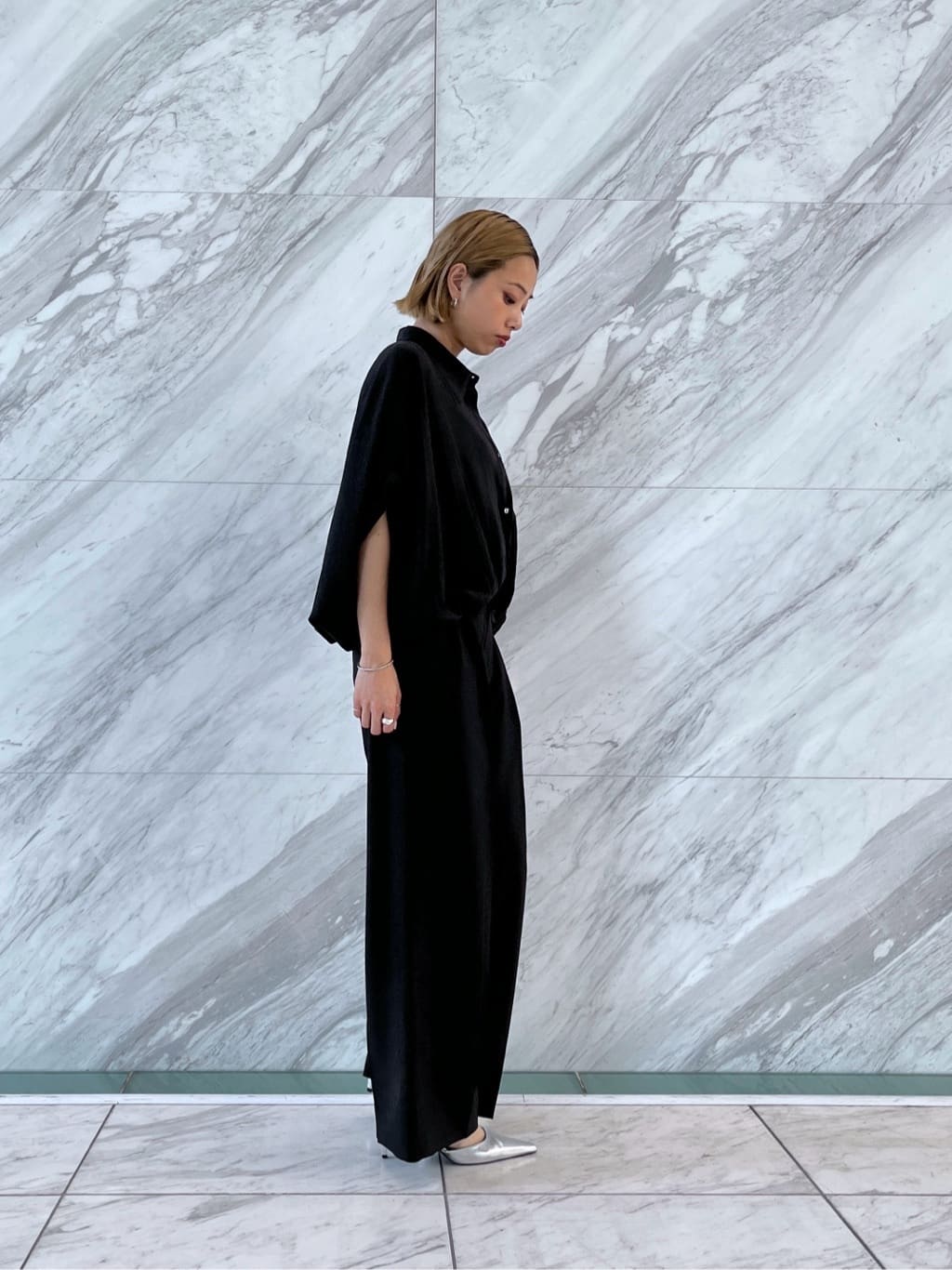 Harukaさんの「INDIVI｜バルーンフォルムブラウス」を使ったコーディネート